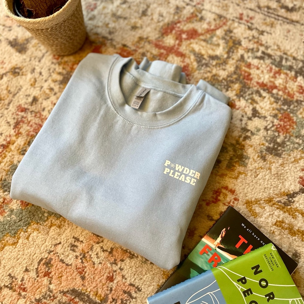 Gildan Unisex Fleece-back Snowboard Sweatshirt - Picture 3 of 6